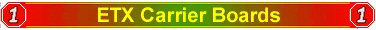 ETX Carrier Boards